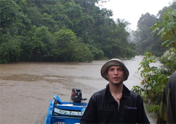 Raining on the Amazon River