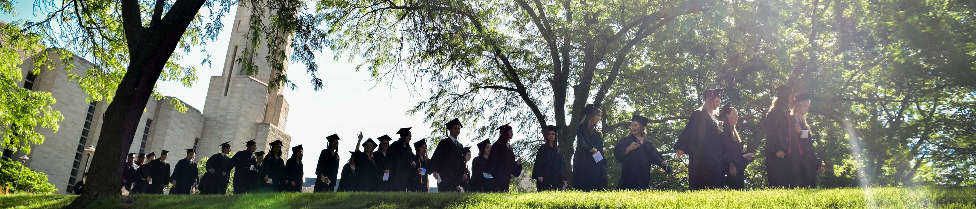 Graduates processing