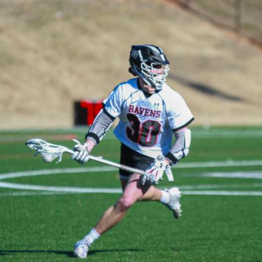Men's Lacrosse player looking to pass