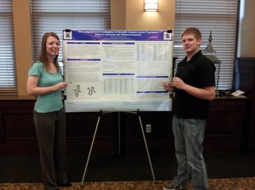 Discovery Day Pair of students with their project