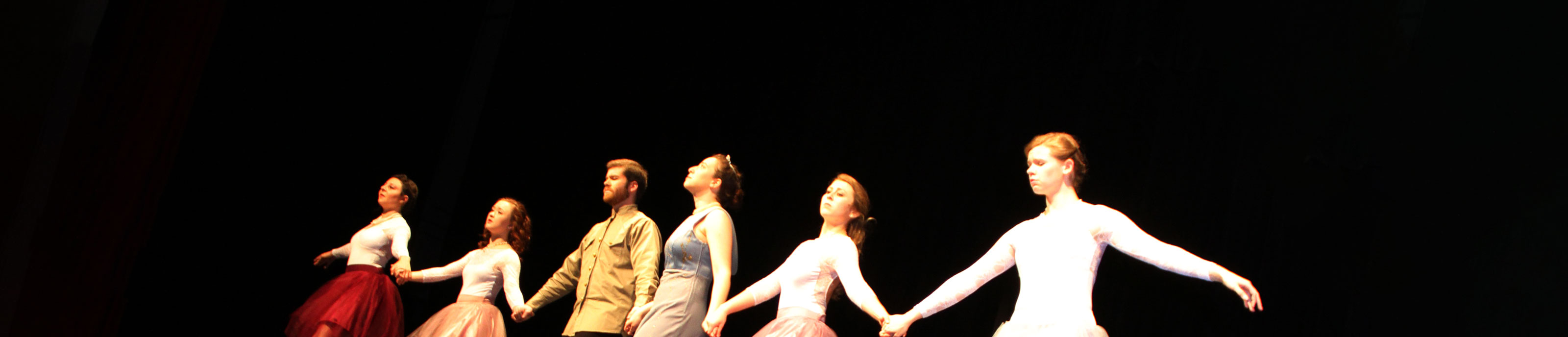 Students performing a ballet