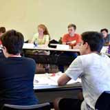 BCYC Immersion participants in a seminar-style class