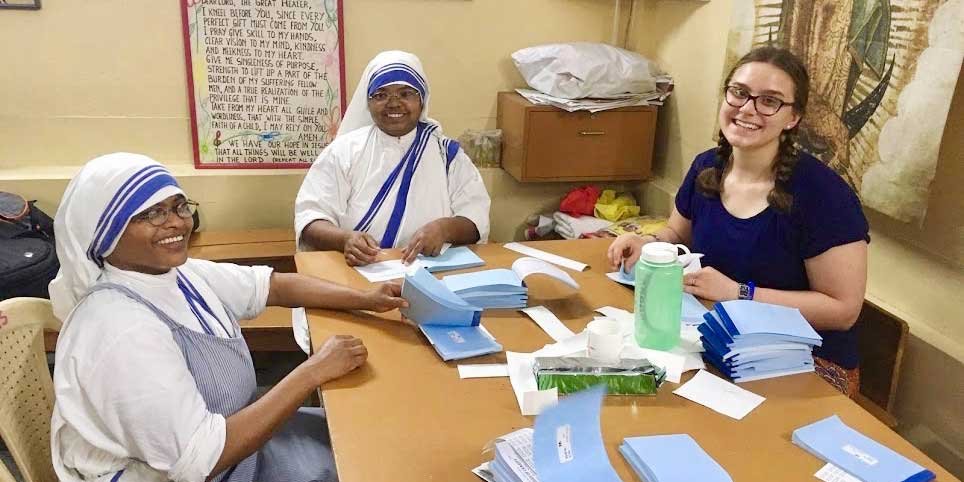 Working with the Missionaries of Charity in Calcutta