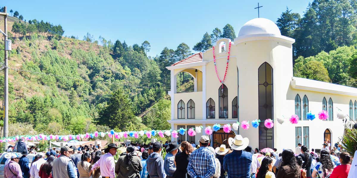 A church in Joya de Los Cedros, Guatemala