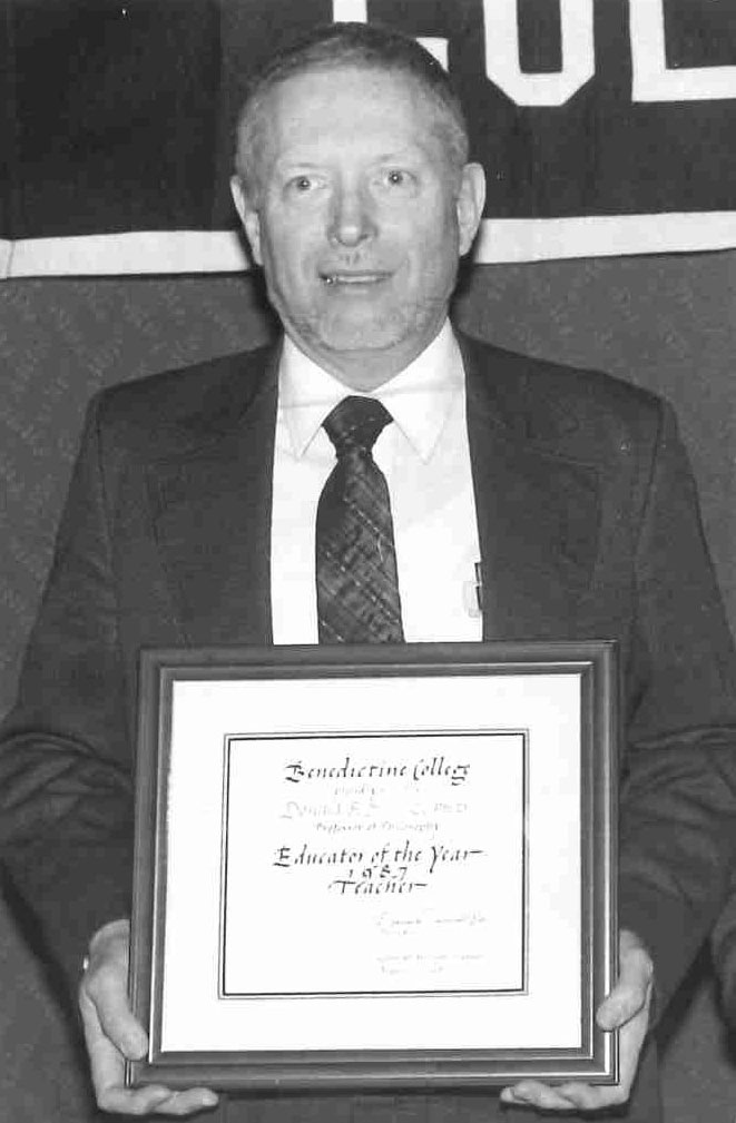 Dr. Don Scholz, 1987 Educator of the Year