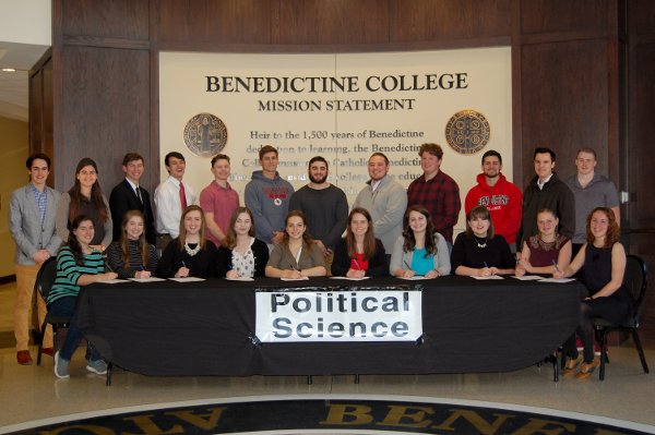 New Political Science Majors at Benedictine College