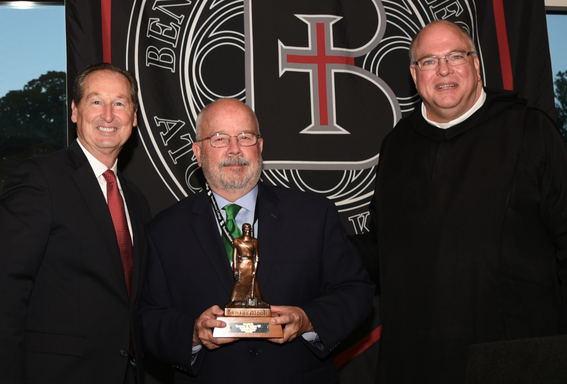 President Stephen Minnis, Terrance Gainer, Fr. Meinrad Miller
