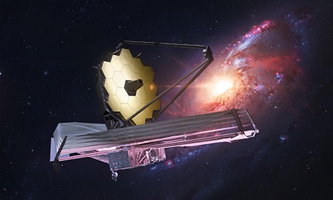 James Webb Space Telescope Illustration - Homepage (iStock)
