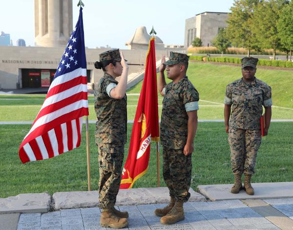 Art Hernandez Marine Corps Commissioning Ceremony