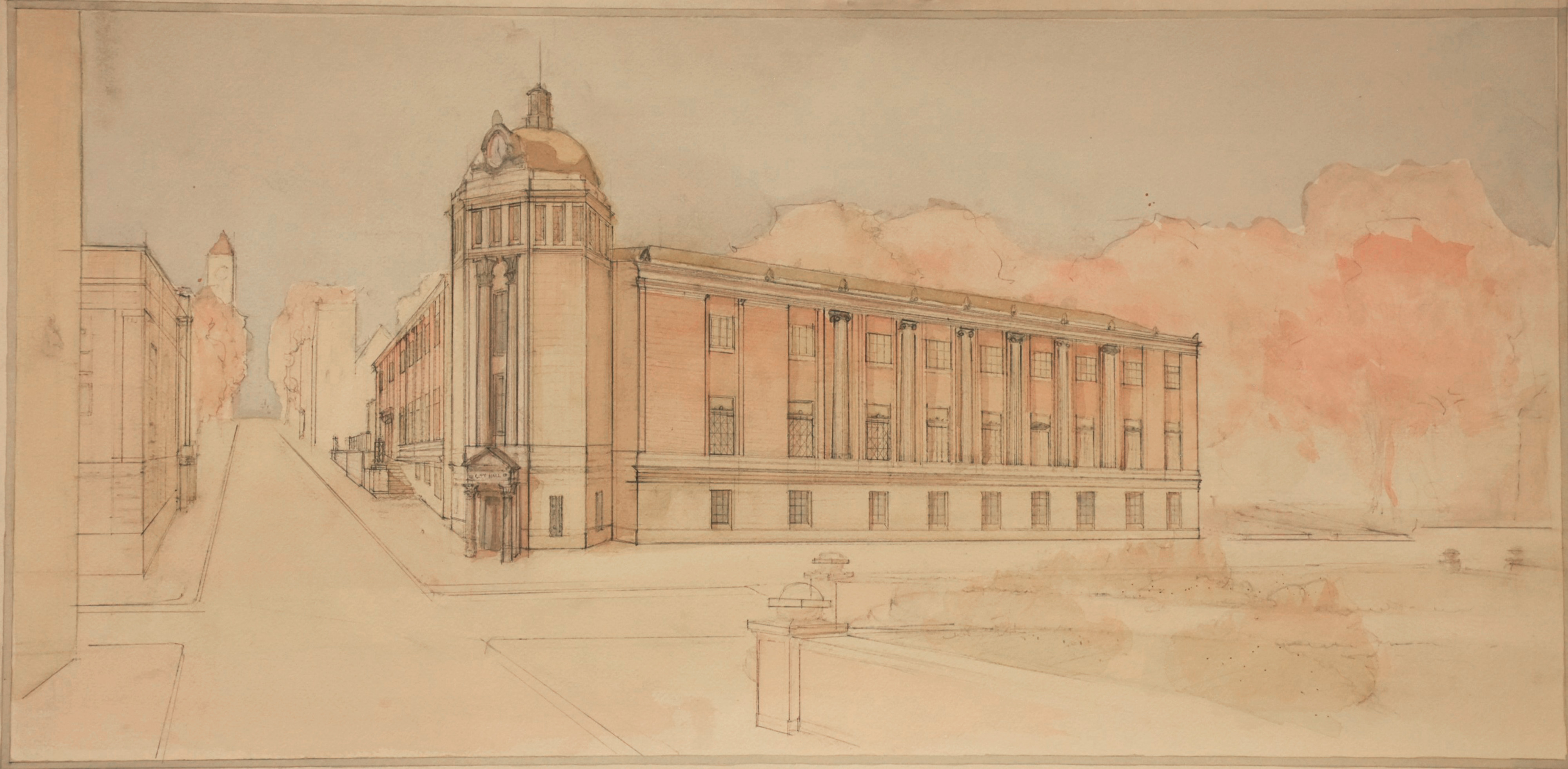 “Atchison City Hall” by Emmett Pauline (2024-25 Junior)