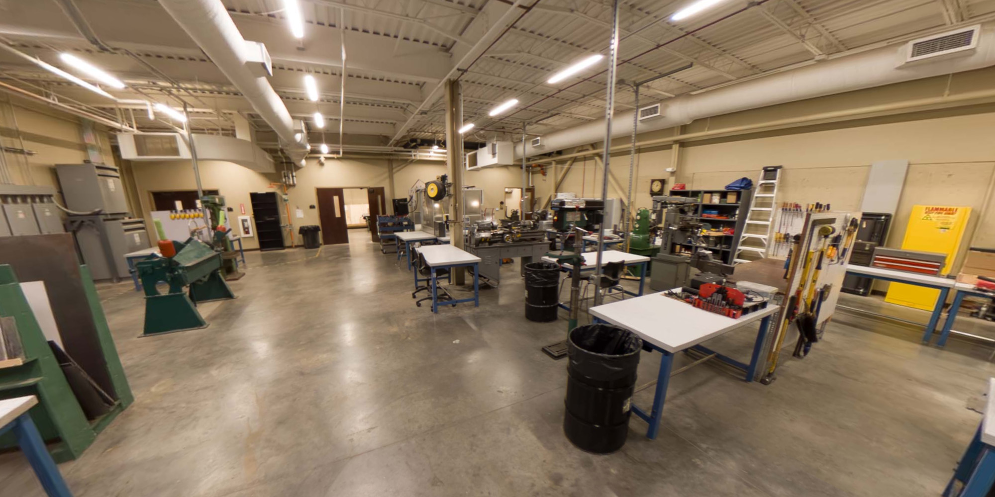 An engineering shop