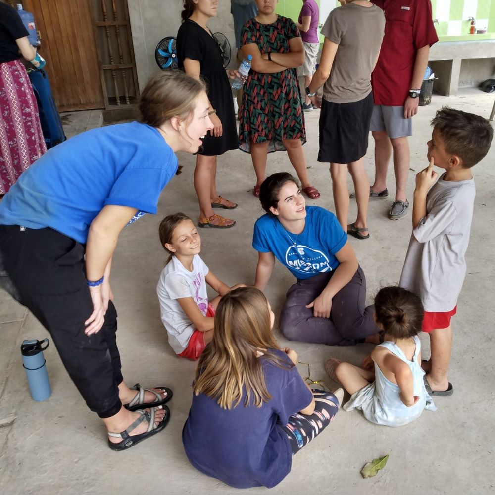 Students on a mission trip