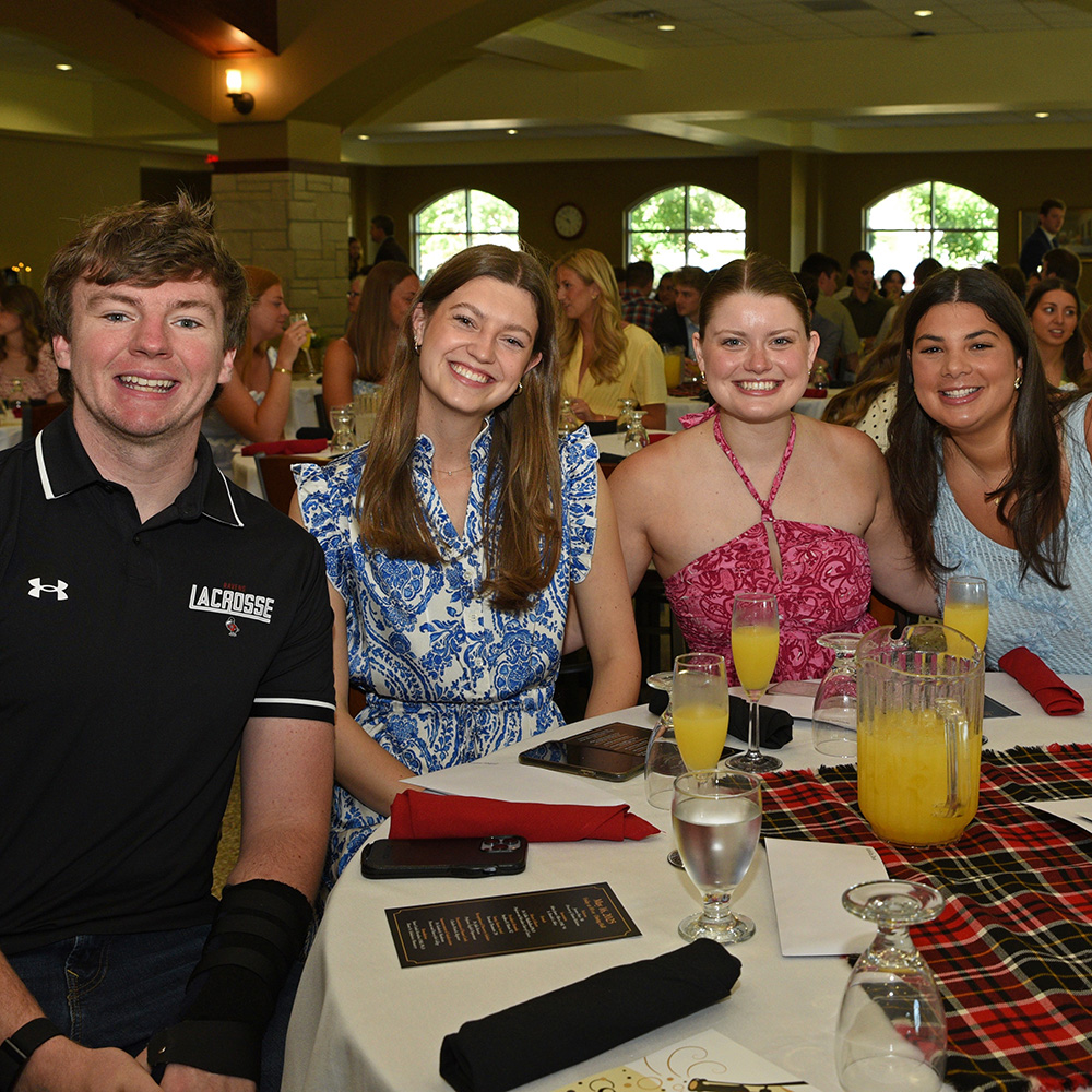 Graduates attending the Champagne Brunch