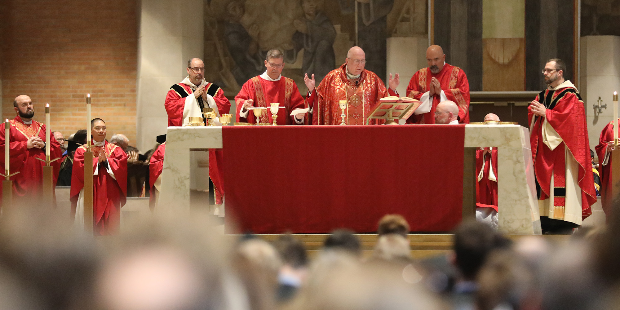 The Consecration at the Baccalaureate Mass
