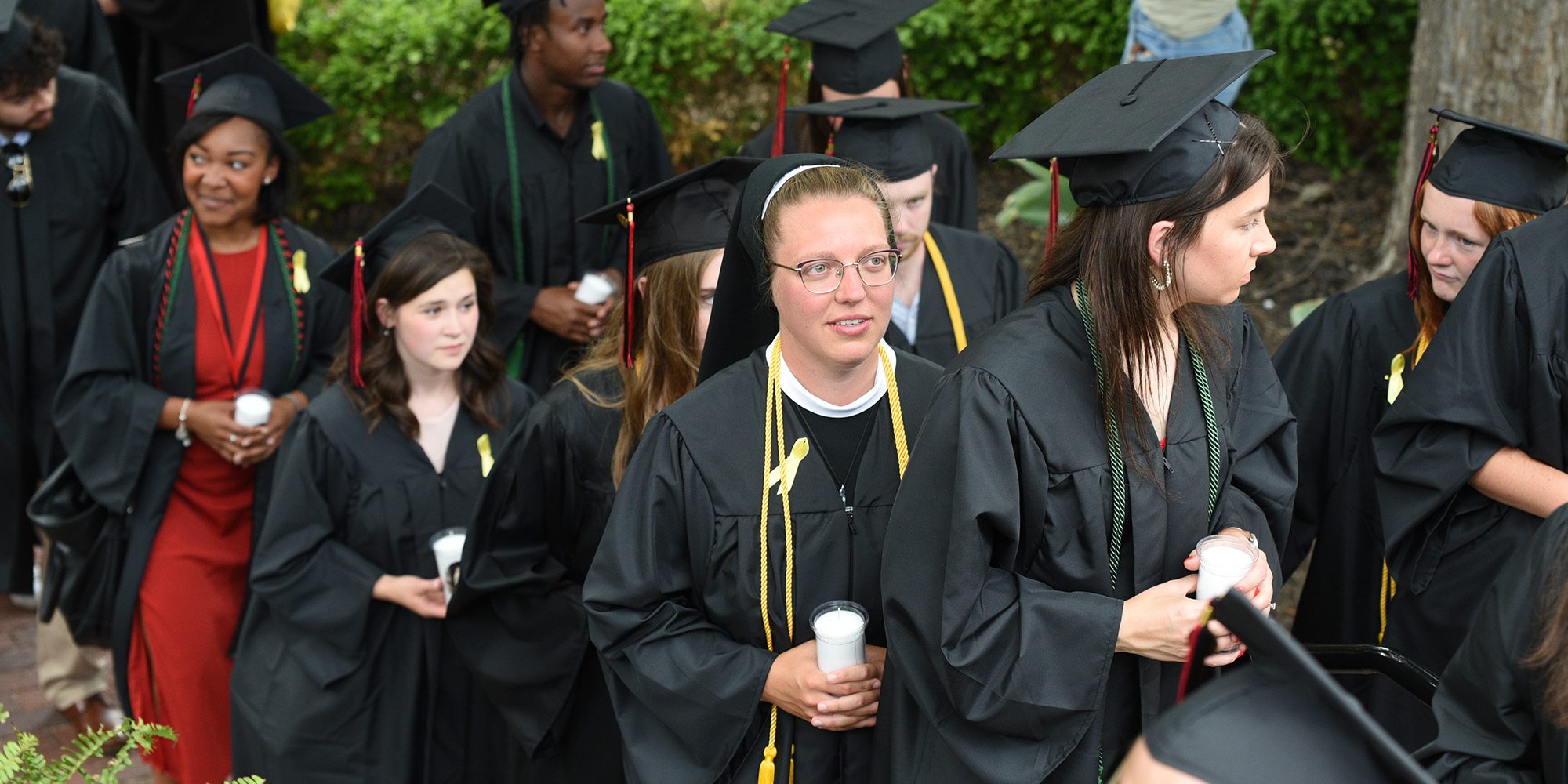 Graduates during the March of Light
