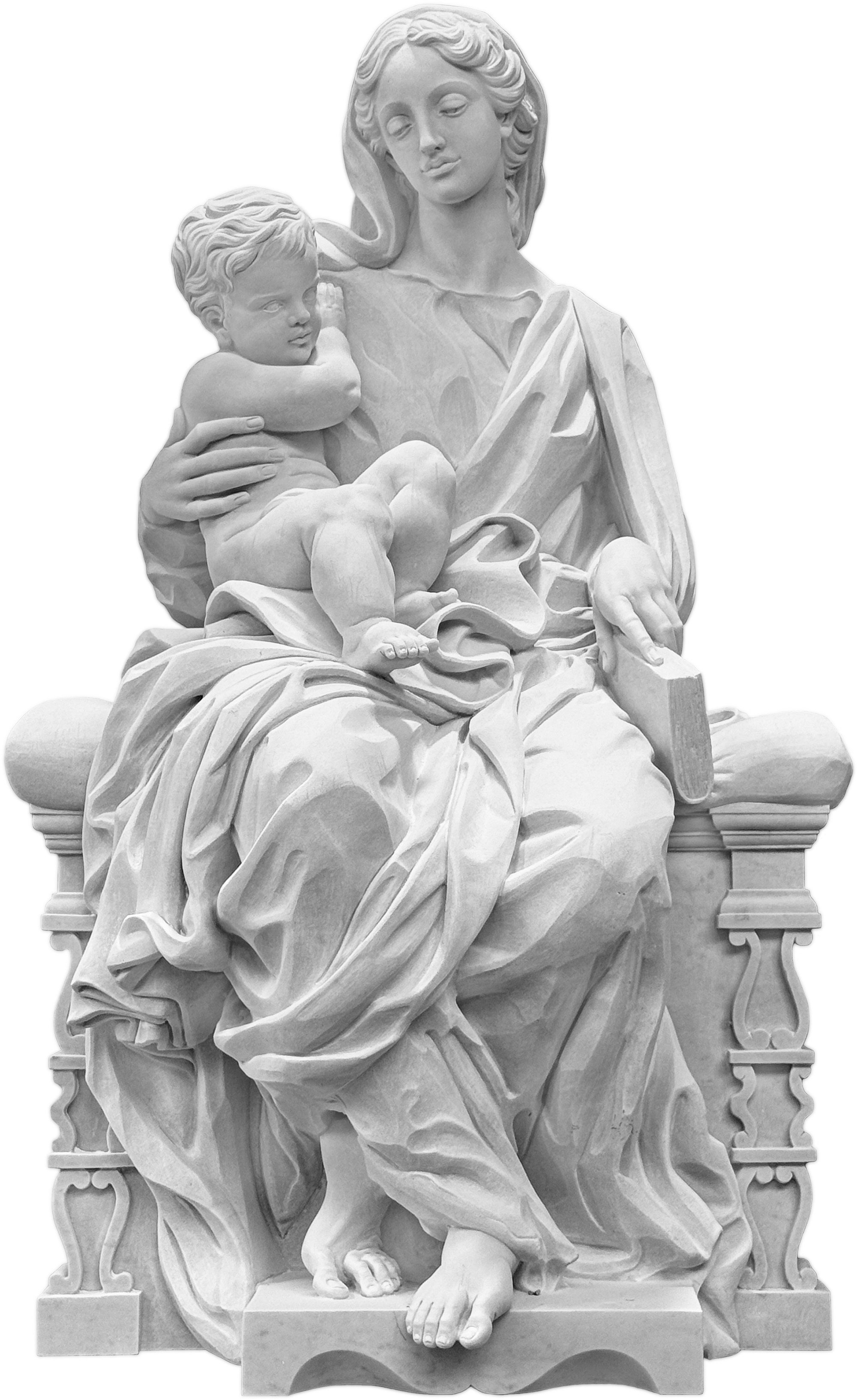 Statue of Our Lady, Seat of Wisdom