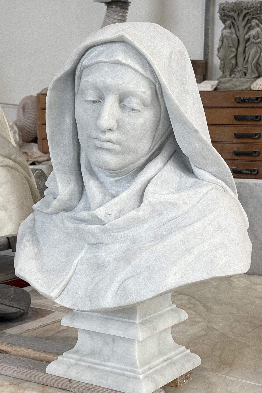 Bust of St. Hildegard of Bingen