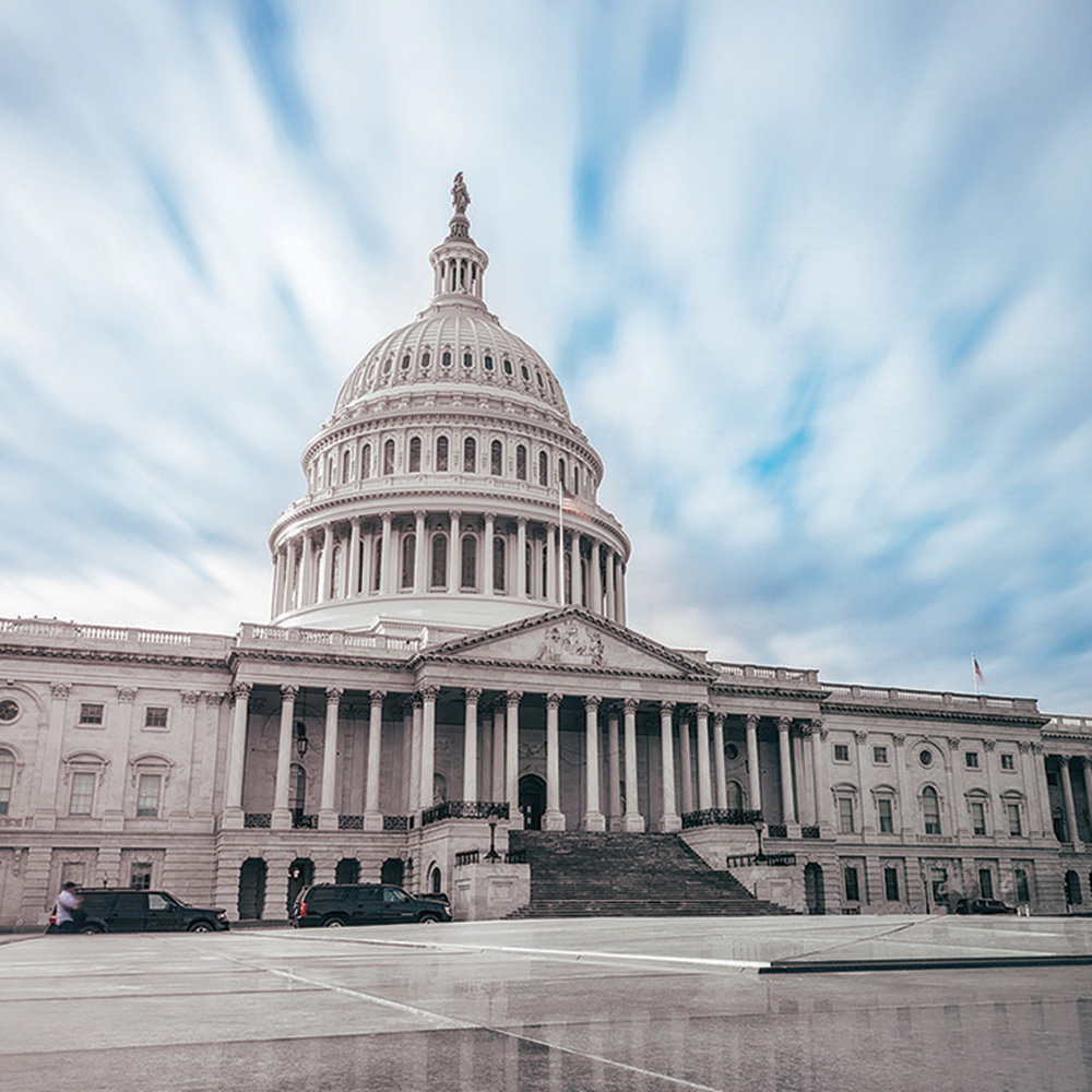 The Capitol building in Washington, D.C.