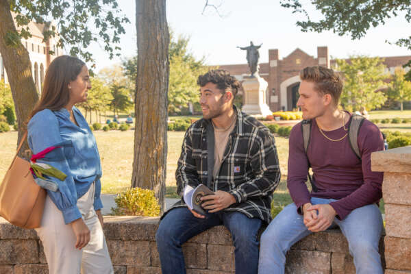 Students on campus