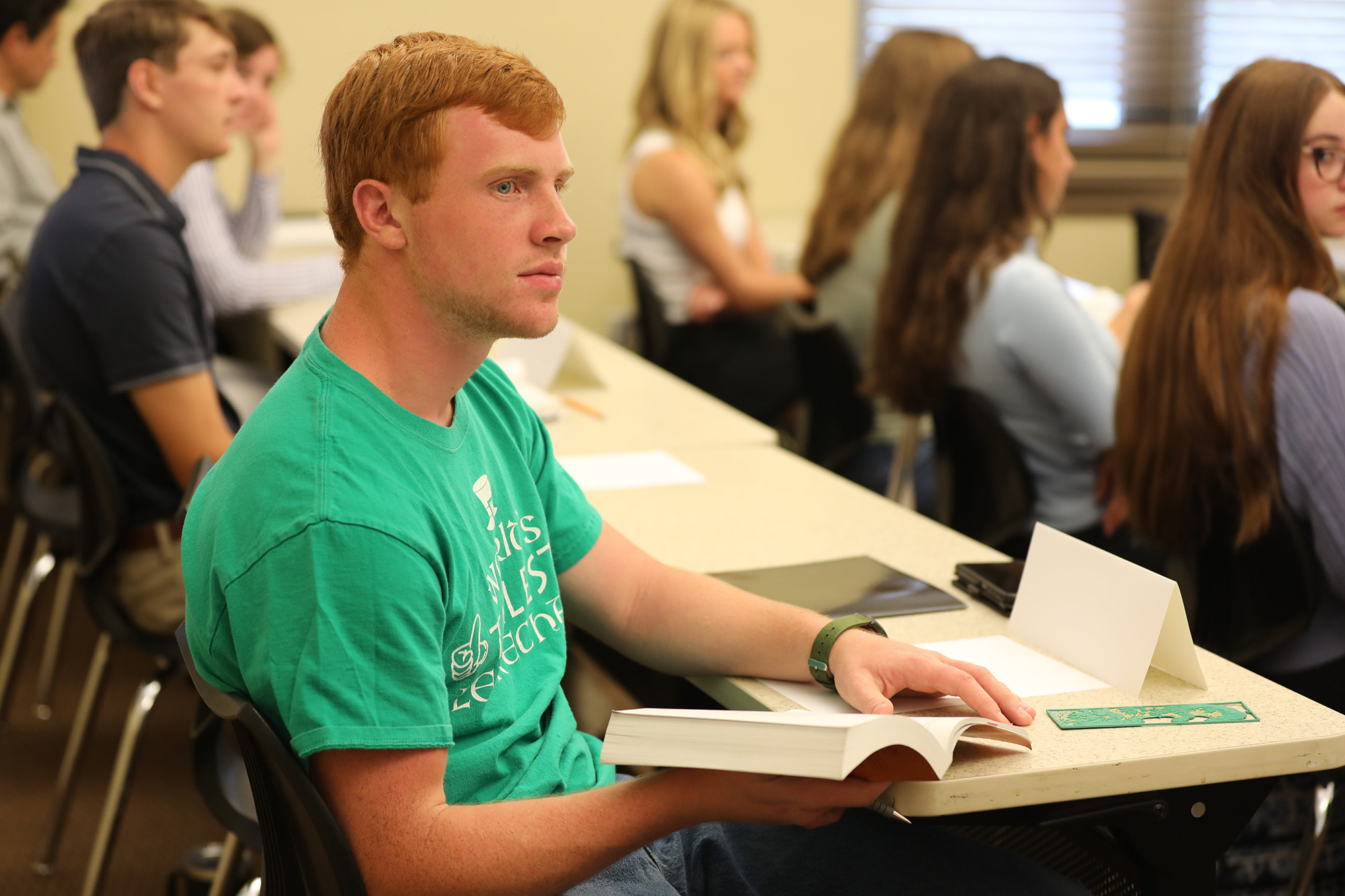 Honor Scholars in class