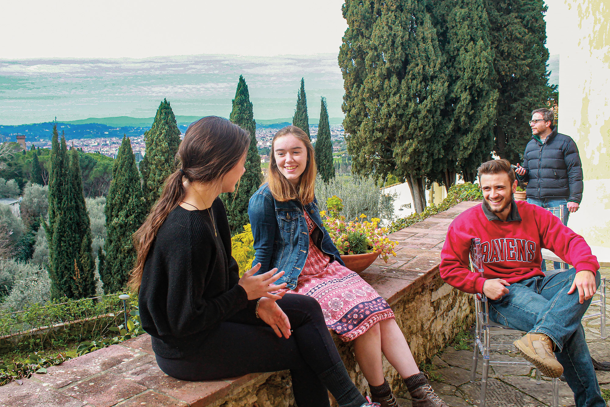 Benedictine College Students in Florence, Italy