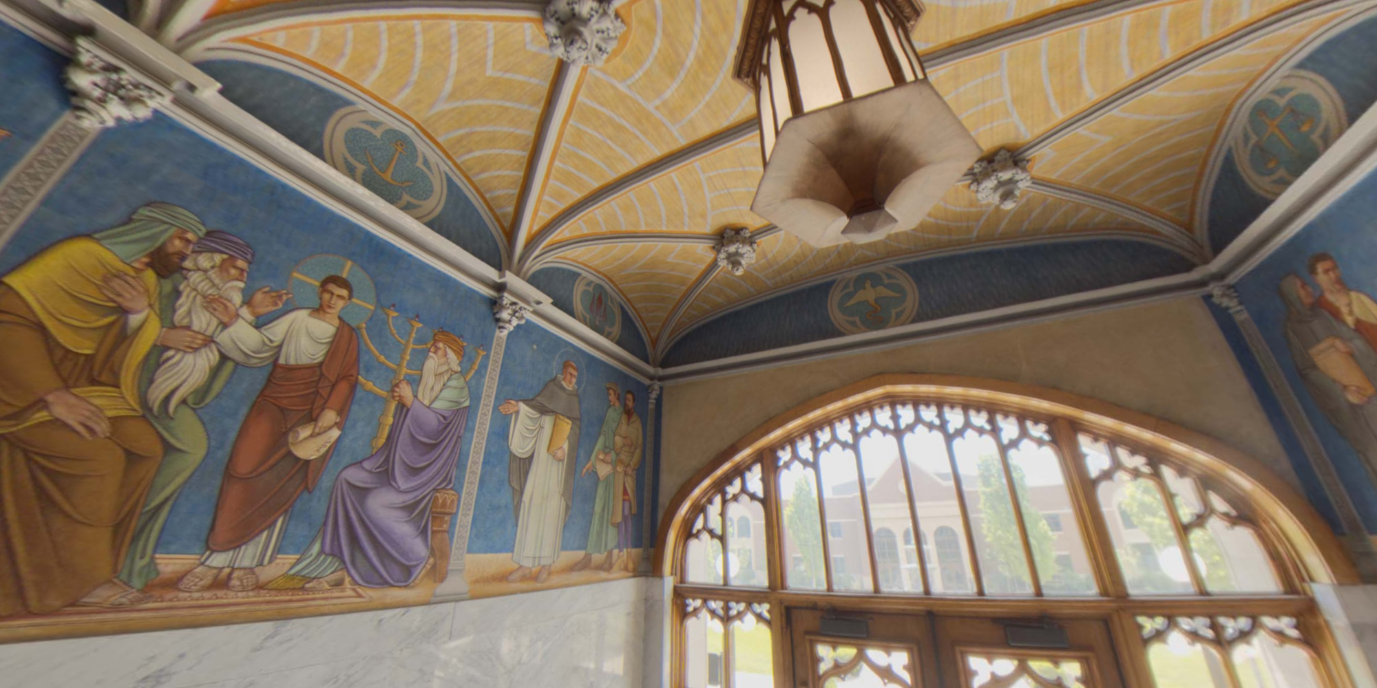 St. Benedict Hall Entrance Fresco